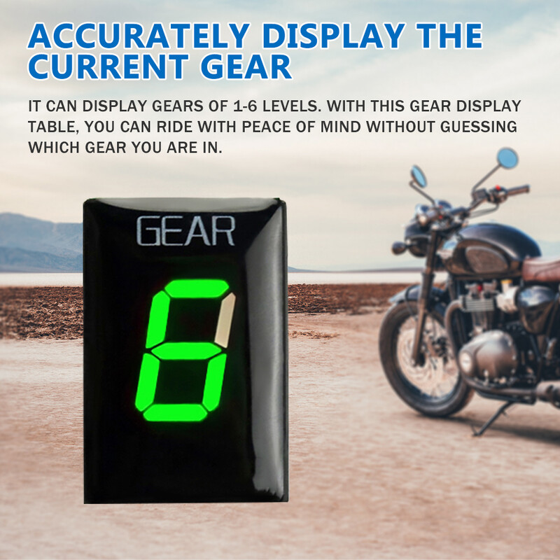 Paredzēts Kawasaki ER6N ER-6F Z1000SX Z1000 Z800 Z750 Z650 Versys 650 1000 VULCAN S Ninja 300 400 motocikla pārnesumu displeja indikatoram