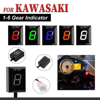 Για Kawasaki ER-6N ER6N ER 6N 2006 2007 2008-2011 LED 1-6 Gear Display Ένδειξη Αξεσουάρ μοτοσικλέτας Μετρητής οργάνων ταχύτητας