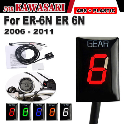 Pentru Kawasaki ER-6N ER6N ER 6N 2006 2007 2008-2011 LED 1-6 Indicator de afișare a treptelor de viteză Accesorii pentru motociclete Contor de viteză