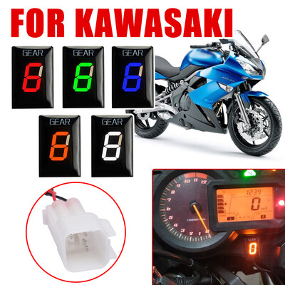 Pārnesuma indikators Kawasaki ER6N ER-6N ER6F ER-6F Z750 Z1000 Z-750 Z-1000 ER4N ER-4N ER4F ER-4F Motociklu piederumu displejs