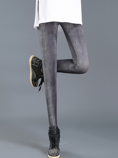 CHSDCSI mākslīgie džinsi džinsi legingi seksīgi gari modes slaidi sieviešu stulpiņi sporta zāle sporta vasaras legingi ikdienas bikses zīmuļu bikses