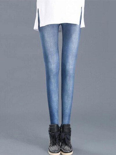 CHSDCSI mākslīgie džinsi džinsi legingi seksīgi gari modes slaidi sieviešu stulpiņi sporta zāle sporta vasaras legingi ikdienas bikses zīmuļu bikses