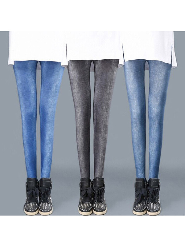 CHSDCSI mākslīgie džinsi džinsi legingi seksīgi gari modes slaidi sieviešu stulpiņi sporta zāle sporta vasaras legingi ikdienas bikses zīmuļu bikses