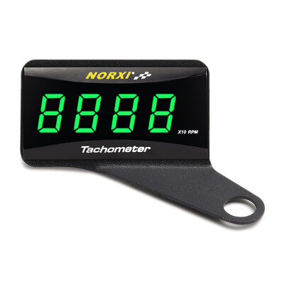 Motorkerékpár mini fordulatszám-mérő digitális négyzet alakú LCD kijelzős motor fordulatszám-óra mérő fordulatszámmérő BMW YAMAHA KAWASAKI Racinghez