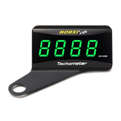 Motorkerékpár mini fordulatszám-mérő digitális négyzet alakú LCD kijelzős motor fordulatszám-óra mérő fordulatszámmérő BMW YAMAHA KAWASAKI Racinghez