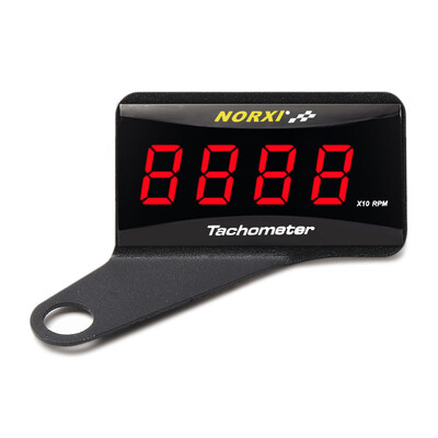 Motorkerékpár mini fordulatszám-mérő digitális négyzet alakú LCD kijelzős motor fordulatszám-óra mérő fordulatszámmérő BMW YAMAHA KAWASAKI Racinghez