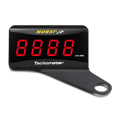 Motorkerékpár mini fordulatszám-mérő digitális négyzet alakú LCD kijelzős motor fordulatszám-óra mérő fordulatszámmérő BMW YAMAHA KAWASAKI Racinghez