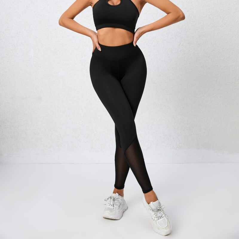 Ženske perspektivne mrežaste tajice za teretanu Mujer Push Up Booty hlače Scrunch Sport Fitness Visoki struk Yoga Leggins Agent za nabavu