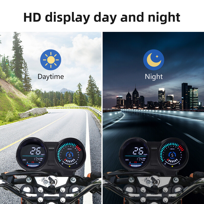 Mjerač brzine Guage za motocikl Digitalna nadzorna ploča LED voltmetar RPM za TITAN 150 Za Honda CG150 Fan150 2010 2012 Brazil