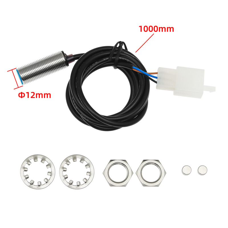 Contor universal pentru motociclete Vitezometru LED Tablou de bord digital 12000RPM Ecartament Tahometru Panou Motor Odometru Display Suport Y