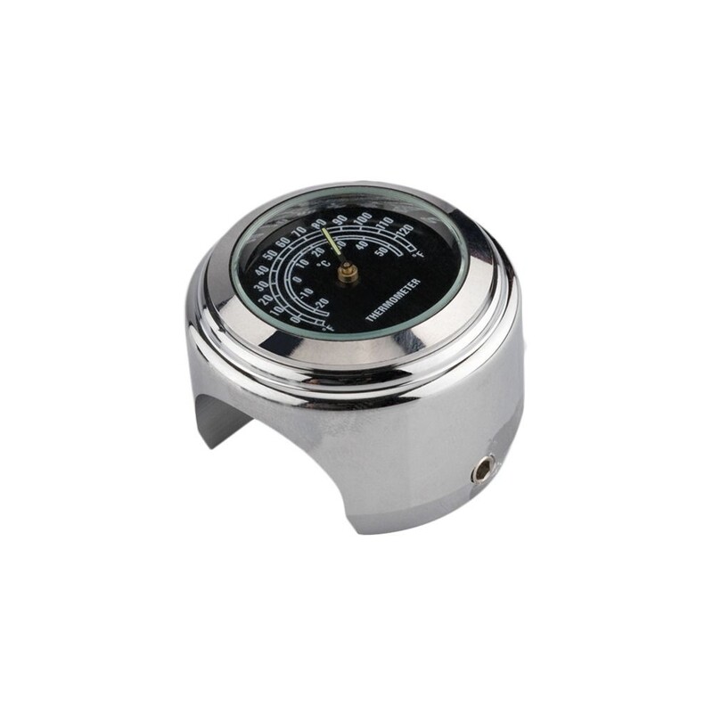 Bară de mâner pentru motociclete Termometru pentru ghidon Cadran rezistent la apă Ușor de instalat Termometru pentru motociclete Accesorii pentru motociclete