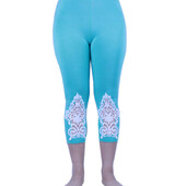 Shikoroleva tajice Ženske modalne pamuk 3/4 Capris kratke neprozirne jeggings heklane čipke velika veličina 7XL 6XL 5XL XS crveno ružičasta