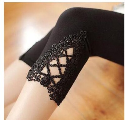 Shikoroleva tajice Ženske modalne pamuk 3/4 Capris kratke neprozirne jeggings heklane čipke velika veličina 7XL 6XL 5XL XS crveno ružičasta