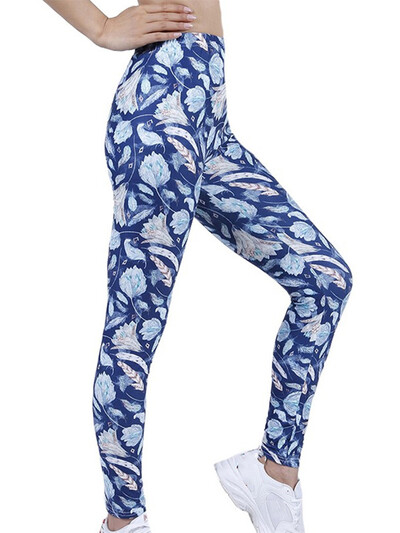 CUHAKCI krāsaini apdrukāti sporta ielu apģērbi ar augstu vidukli Leggins sievietēm fitnesa bikses vasaras bikses sporta zāle Seksīgi legingi ikdienas bikses