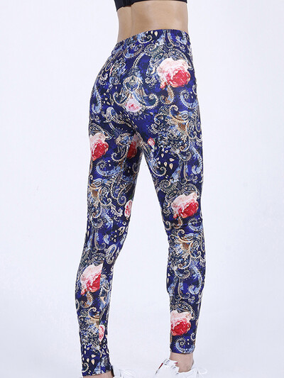 CUHAKCI krāsaini apdrukāti sporta ielu apģērbi ar augstu vidukli Leggins sievietēm fitnesa bikses vasaras bikses sporta zāle Seksīgi legingi ikdienas bikses