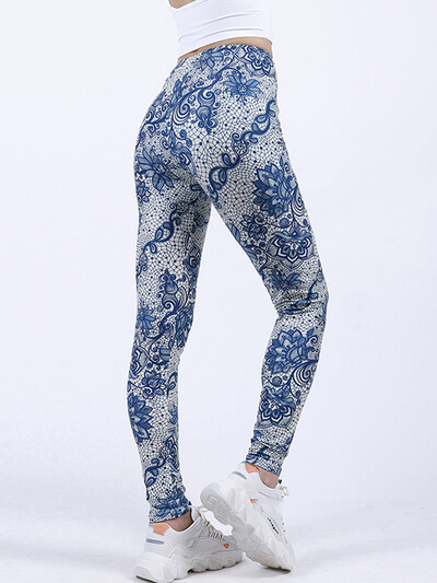 CUHAKCI krāsaini apdrukāti sporta ielu apģērbi ar augstu vidukli Leggins sievietēm fitnesa bikses vasaras bikses sporta zāle Seksīgi legingi ikdienas bikses