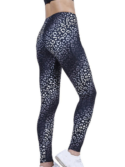 CUHAKCI krāsaini apdrukāti sporta ielu apģērbi ar augstu vidukli Leggins sievietēm fitnesa bikses vasaras bikses sporta zāle Seksīgi legingi ikdienas bikses