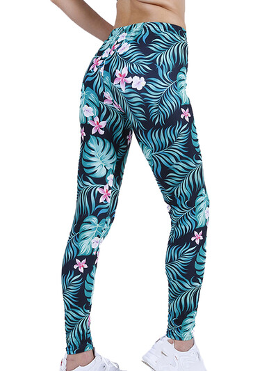 CUHAKCI krāsaini apdrukāti sporta ielu apģērbi ar augstu vidukli Leggins sievietēm fitnesa bikses vasaras bikses sporta zāle Seksīgi legingi ikdienas bikses