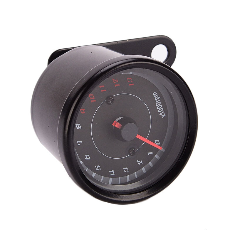 DC 12V motociklu tahometrs, modificēts LED digitālā displeja motocikla mērītājs