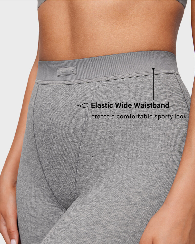 Sieviešu kokvilnas legingi, mīkstās jogas bikses ar augstu jostasvietu