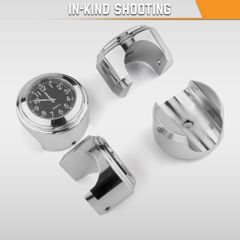 Universal τιμόνι μοτοσικλέτας Ρολόι ποδηλάτου Θερμόμετρο αδιάβροχο για μοτοσυκλέτες Ποδήλατα Τιμόνι Ρολόι καντράν