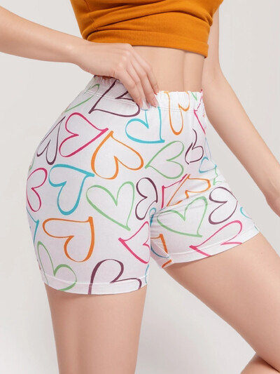 NCLAGEN Pantaloni scurți de gimnastică pentru femeie cu susținere ridicată, fitness, sport, motociclist, antrenament scurt, scrunch fund, yoga, jambiere fără sudură, alergare, sărituri