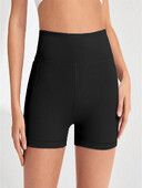 Sporta īsie jogas stulpiņi Pietupieni ar augstu vidukli Fitnesa šauri šorti Ātri žūstoši riteņbraukšanas treniņšorti