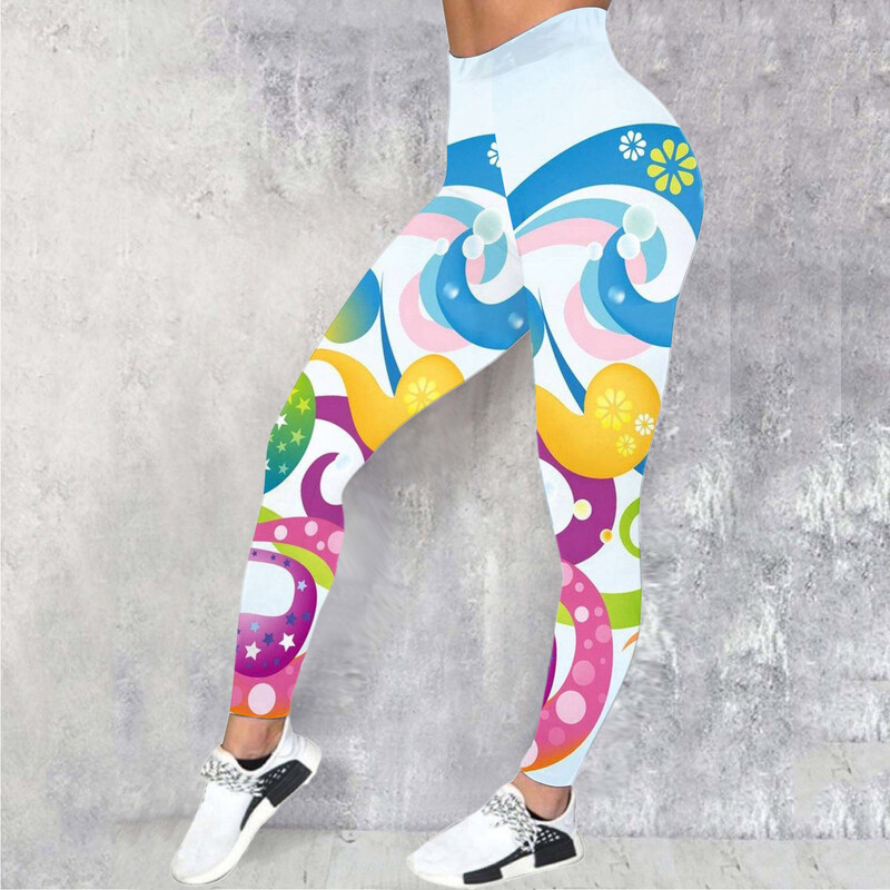 Seksīgi legingi Sieviešu atspiešanās legingi Sporta treniņš Sporta zāle Apģērbs Haizivs bikses Pantalones šauras bikses Mardi Gras ballītes apakšas