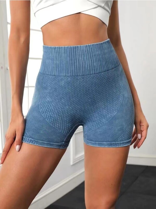 Sieviešu jogas legingi sporta zāle Scrunch Butt Fitness Apģērbi Sievietēm Riteņbraukšanas Sporta Booty Īsi Augsta Vidukļa Treniņa Īsi Legingi