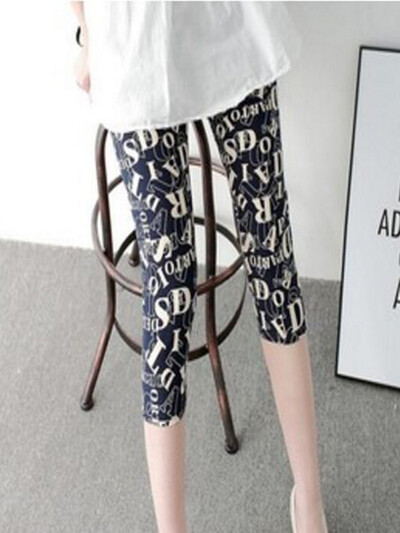 CUHAKCI Leggings de antrenament pentru femei de vară negru Jegging cu talie înaltă Capri elastic legging de fitness Mujer Solid