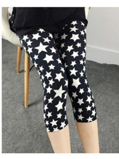 CUHAKCI Leggings de antrenament pentru femei de vară negru Jegging cu talie înaltă Capri elastic legging de fitness Mujer Solid