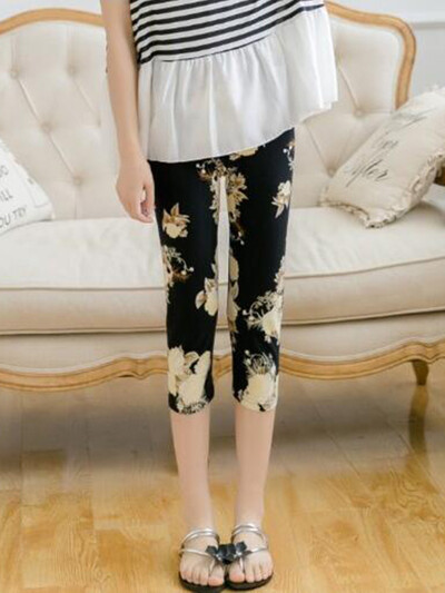 CUHAKCI Leggings de antrenament pentru femei de vară negru Jegging cu talie înaltă Capri elastic legging de fitness Mujer Solid