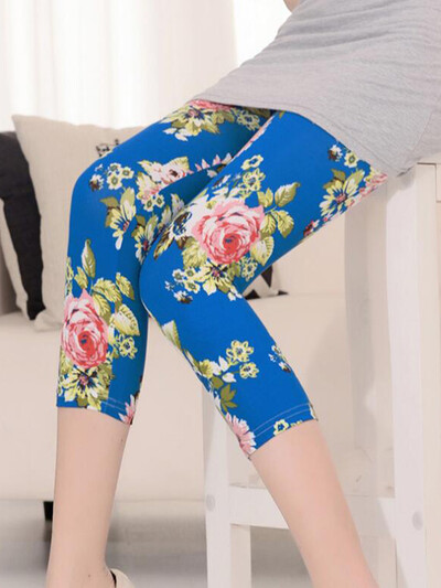 CUHAKCI Leggings de antrenament pentru femei de vară negru Jegging cu talie înaltă Capri elastic legging de fitness Mujer Solid