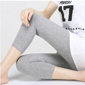 Leggings XS-7XL Nyári leggings női 3/4 rövid leggings nadrág vékony női nagy méretű sztreccs szürke fekete fehér rózsaszín 6XL 5XL 4XL 3XL