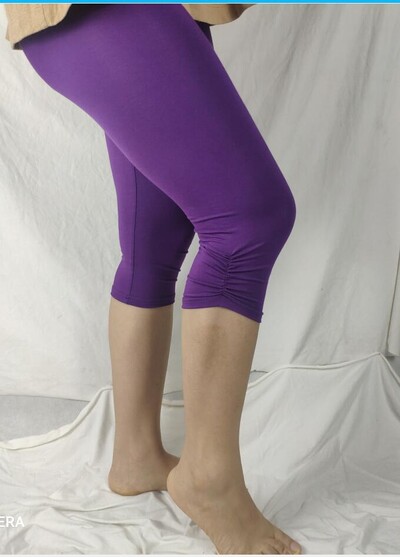 Leggings XS-7XL Nyári leggings női 3/4 rövid leggings nadrág vékony női nagy méretű sztreccs szürke fekete fehér rózsaszín 6XL 5XL 4XL 3XL