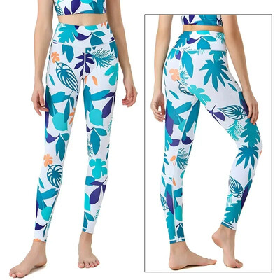 Cloud Hide Flower Fitness Αθλητικά κολάν για Γυναικεία Γυμναστική Γιόγκα Παντελόνι Ψηλόμεσο Σέξι Μακρύ Καλσόν Τρέξιμο Παντελόνι Προπόνηση Plus Size