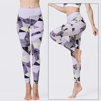 Cloud Hide Flower Fitness Αθλητικά κολάν για Γυναικεία Γυμναστική Γιόγκα Παντελόνι Ψηλόμεσο Σέξι Μακρύ Καλσόν Τρέξιμο Παντελόνι Προπόνηση Plus Size