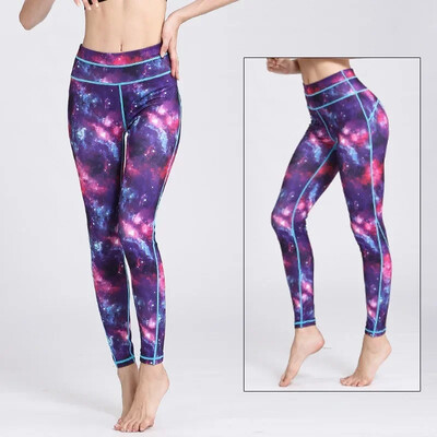 Cloud Hide Flower Fitness Αθλητικά κολάν για Γυναικεία Γυμναστική Γιόγκα Παντελόνι Ψηλόμεσο Σέξι Μακρύ Καλσόν Τρέξιμο Παντελόνι Προπόνηση Plus Size