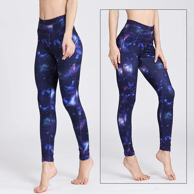 Cloud Hide Flower Fitness Αθλητικά κολάν για Γυναικεία Γυμναστική Γιόγκα Παντελόνι Ψηλόμεσο Σέξι Μακρύ Καλσόν Τρέξιμο Παντελόνι Προπόνηση Plus Size