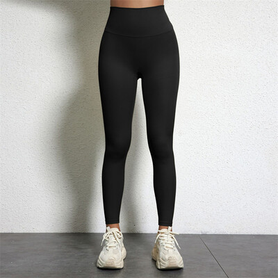 2024. g. sieviešu sporta zāles sporta legingi bezšuvju zeķubikses ar augstu vidukli Lielizmēra jogas bikses Fitness, mīkstas sporta bikses, skriešanas treniņu bikses