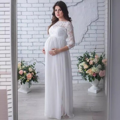 Rochii de maternitate din dantelă sexy pentru baby showers ședință foto rochie maxi de sarcină fantezie lungă eleganță femei gravide prop fotografie