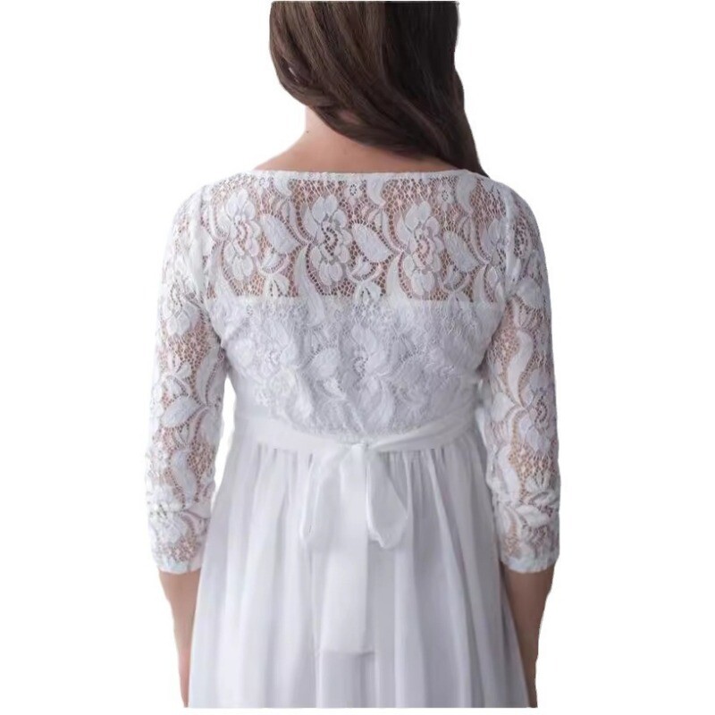 Rochii de maternitate din dantelă sexy pentru baby showers ședință foto rochie maxi de sarcină fantezie lungă eleganță femei gravide prop fotografie