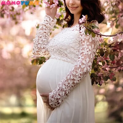 Rochie drăguță femei însărcinate rochie maxi accesoriu foto noi rochii sexy de fotografie de maternitate pentru petrecere de baby shower ședință lungă de sarcină