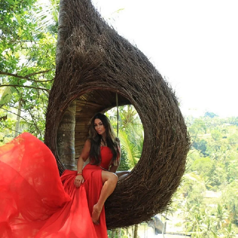 Dugačka trudnička haljina za fotografiranje, rekviziti za fotografiranje, haljina od šifona s otvorenim ramenima, ženske razdvojene prednje maksi haljine za fotografiranje