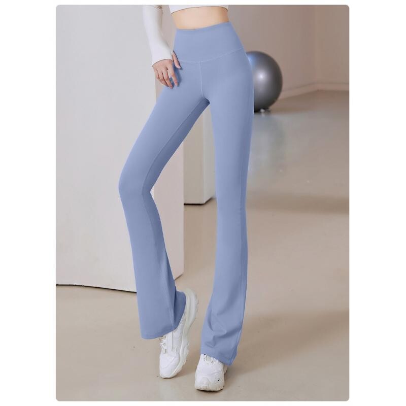 Uzliesmojoši legingi jogas bikses sievietēm ar augstu vidukli elpojošas platas bikses sporta zāle sporta zāle, šauras, šauras bikses liela izmēra deju bikses