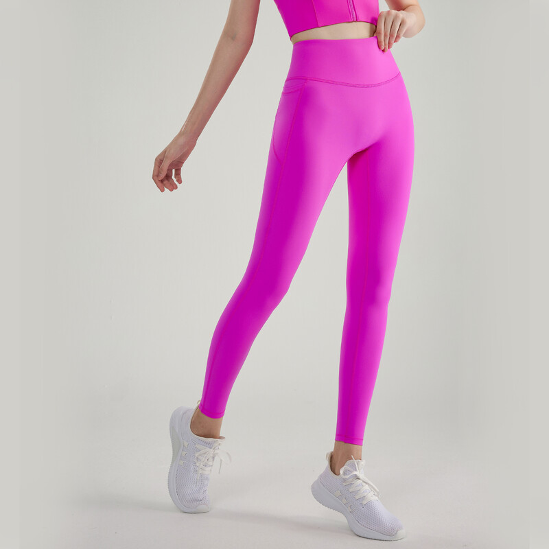 Kabatas joga, augsta jostasvieta un gurnu pacelšana, sporta un fitnesa sieviešu legingi, tieši pārdod ražotāji