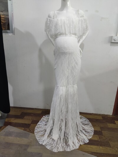 Grūtniece bērnu duša Ziemassvētku kleita ar garām piedurknēm mežģīņu kleita grūtniece iedomātā fotografēšana fotografēšana rekvizīti