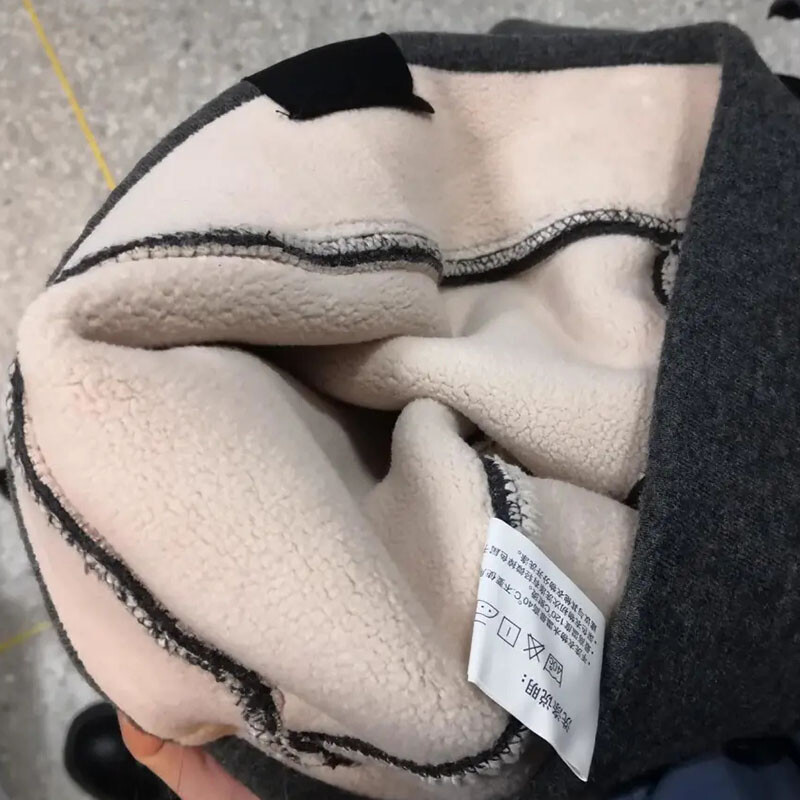 Sieviešu biezas jēra vilnas legingi korejiešu ziemas ikdienas plānās siltās zīmuļa bikses, kā arī samta bikses ar augstu vidukli līdz potītēm