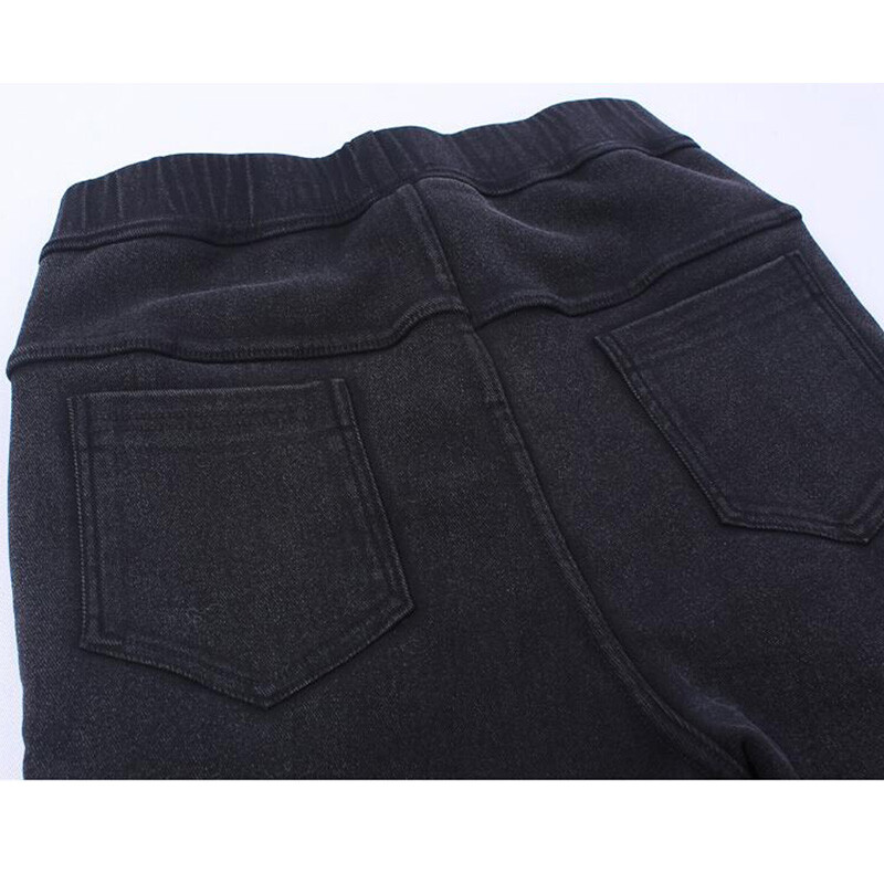 Rihschpiece Liela izmēra 6XL Velvet Legingi Sieviešu džinsi Bikses Flīss Augsts Viduklis Biezs Jeggings Silti Push Up Bikses RZF1543