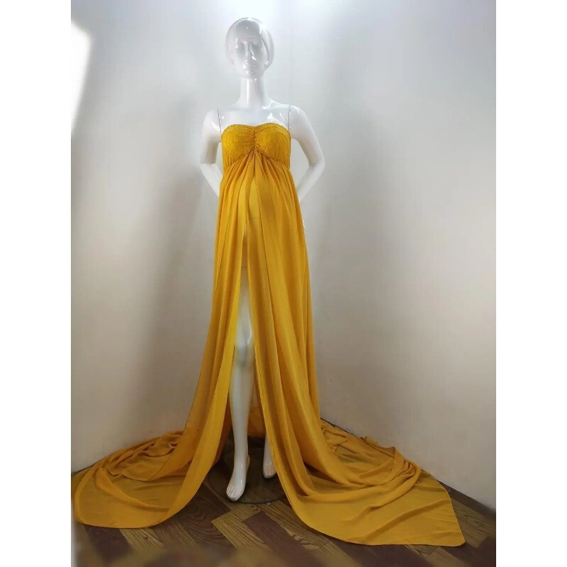 Mežģīņu šifona grūtnieču kleitas ar šķeltu priekšpusi gara grūtniecības fotografēšanas kleita grūtniecēm Maxi kleita foto aksesuāriem 2020 JAUNUMS